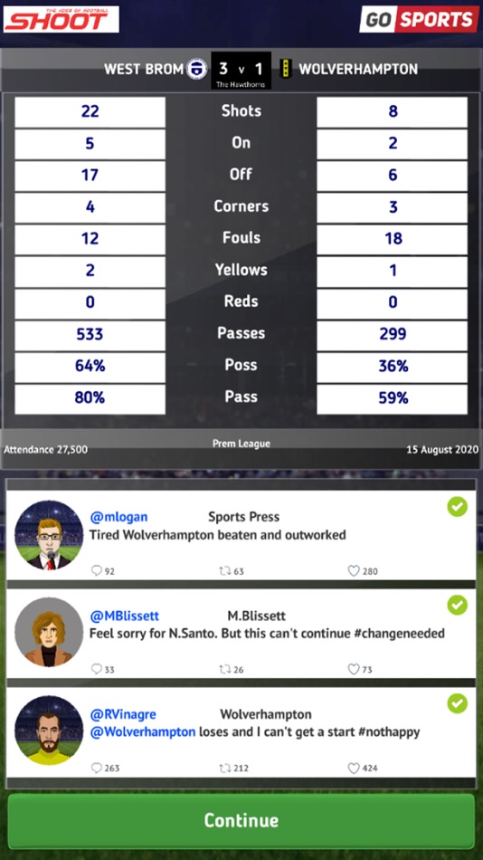 #8. Club Soccer Director 2021 (iOS) 来自: Go Play Games