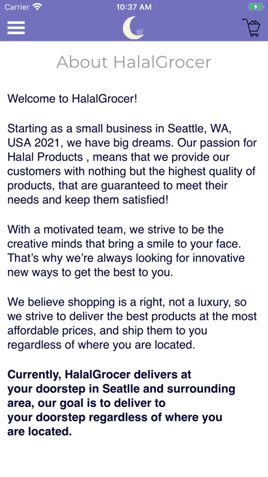 HalalGrocer Screenshot