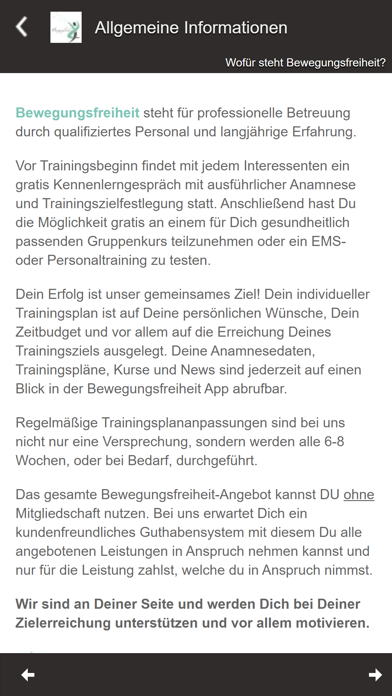 Bewegungsfreiheit Screenshot