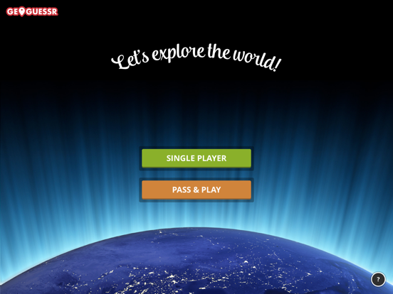 iPad Image of GeoGuessr