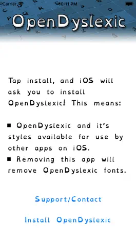 Game screenshot OpenDyslexic mod apk
