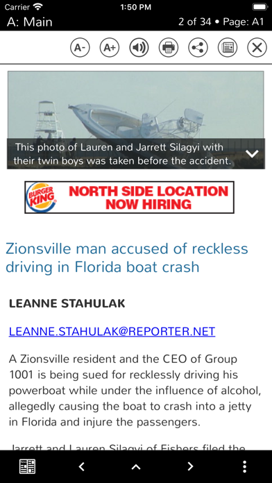 Lebanon Reporter Screenshot