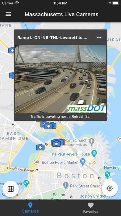 Massachusetts Live Cameras Screenshot