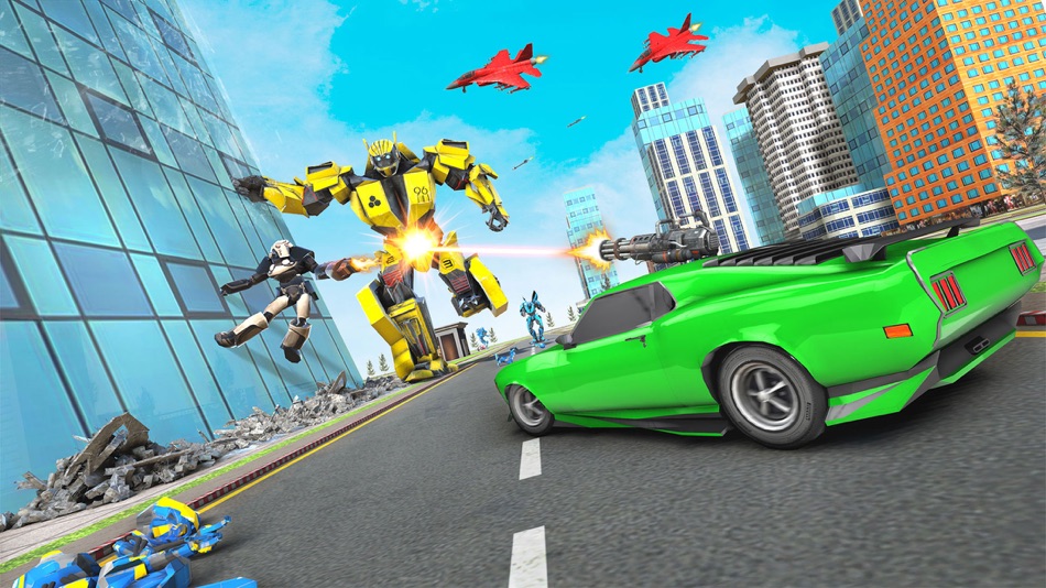 #3. Mech Warrior Robot Airplane 3D (iOS) 由: Muhammad Umer Malik