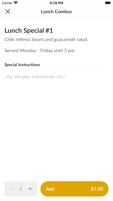 Cancun Mexican Grill To Go Screenshot