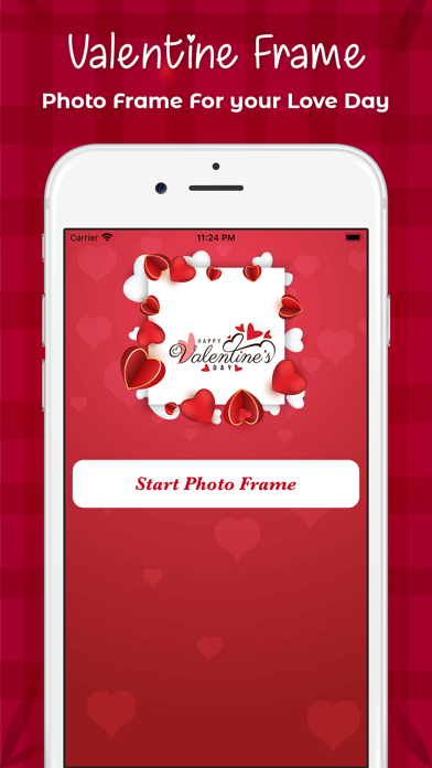 Valentine Love Photo Frame Screenshot
