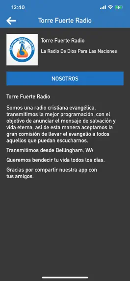 Game screenshot Torre Fuerte Radio apk