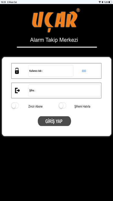 Uçar Güvenlik Screenshot
