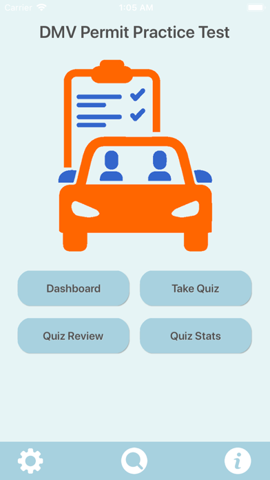 DMV Permit : Practice Test Screenshot