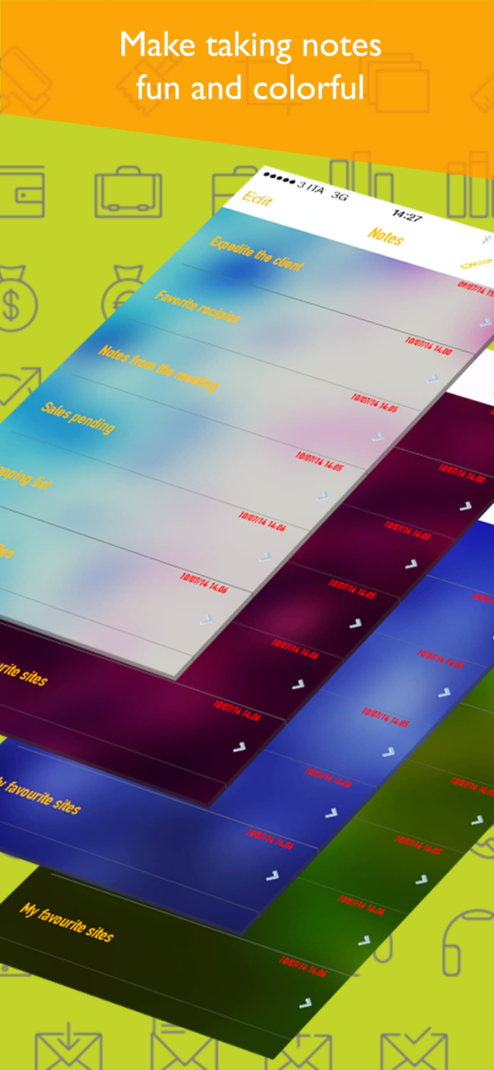 Colored Notes Simple