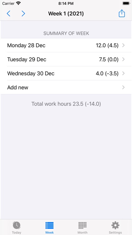 TimeRegister screenshot-3