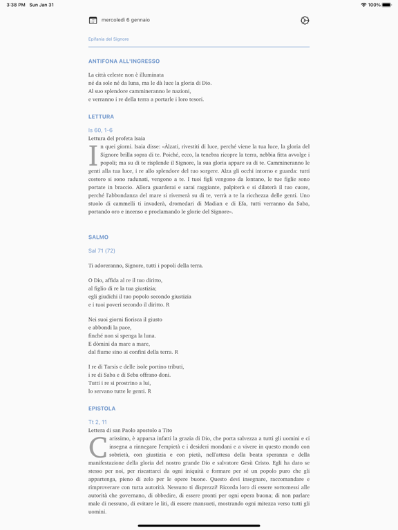 Screenshot #4 pour Letture del giorno