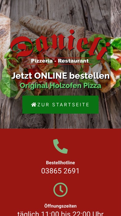 Screenshot #1 pour Pizza Danieli