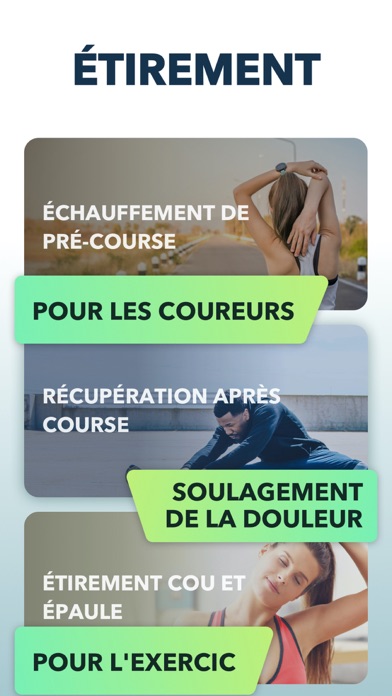 Screenshot #1 pour Étirements et souplesse