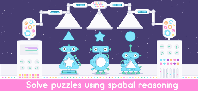 ‎Robot Games Shapes and Colors Screenshot