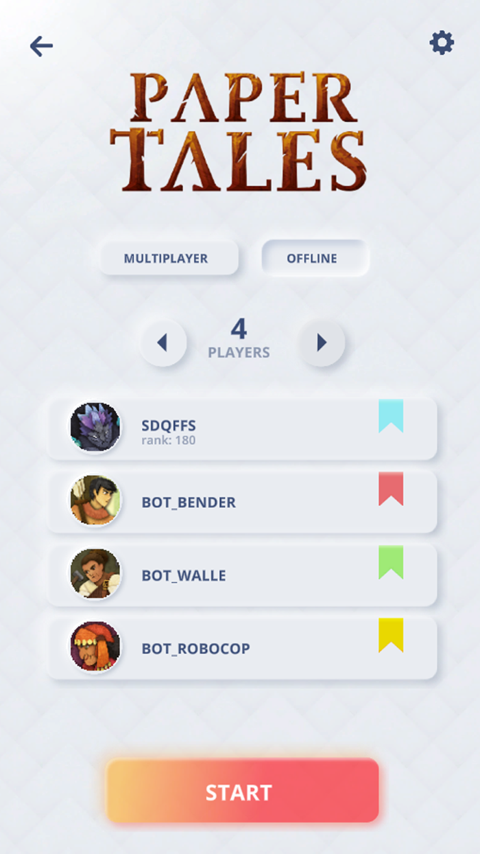 Paper Tales - Catch up Games