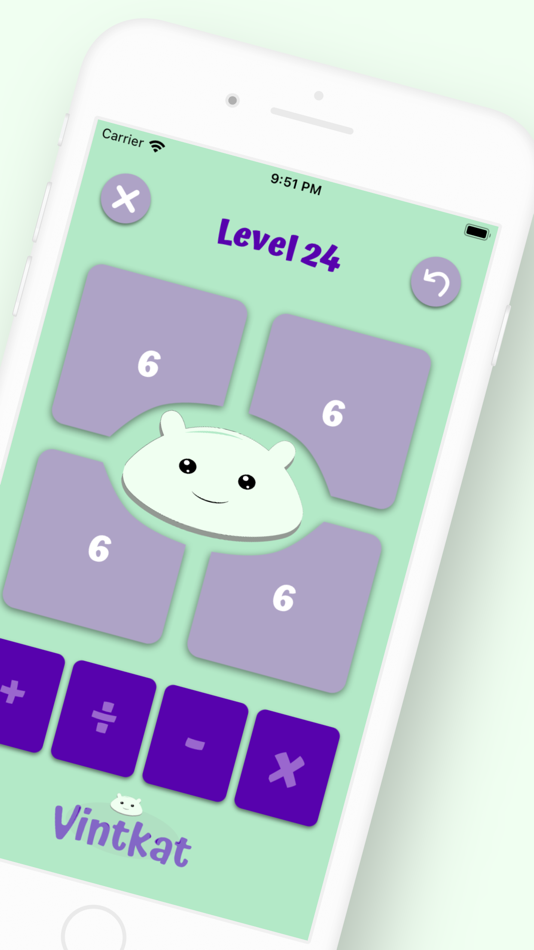 #2. Vintkat - Make 24 (iOS) 由: Theo Battello
