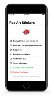 How to cancel & delete pop art - gifs & stickers 3