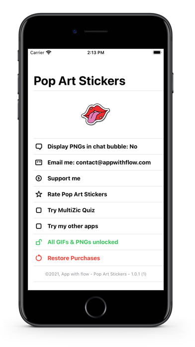 Screenshot #1 pour Pop Art - GIFs & Stickers