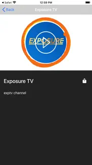 exposure tv network iphone screenshot 2