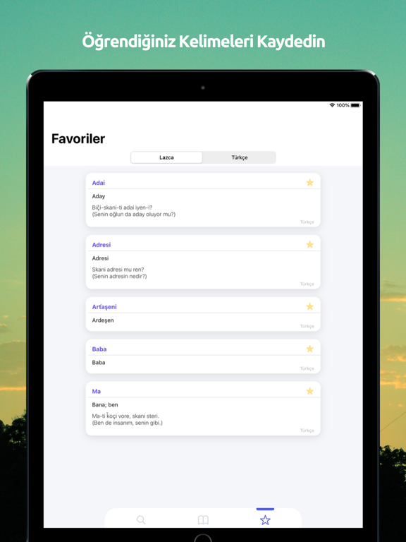 Lazca Türkçe Sözlük iPad screenshot 4 - Reference app