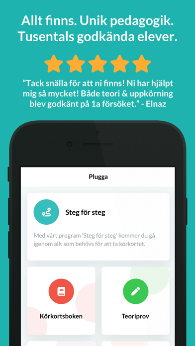 Screenshot #1 pour Körkortsappen - Klara provet!