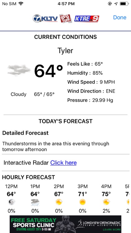 KLTV and KTRE Red Zone screenshot-4