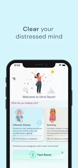 Game screenshot MindReset - Just 2 min a day! apk