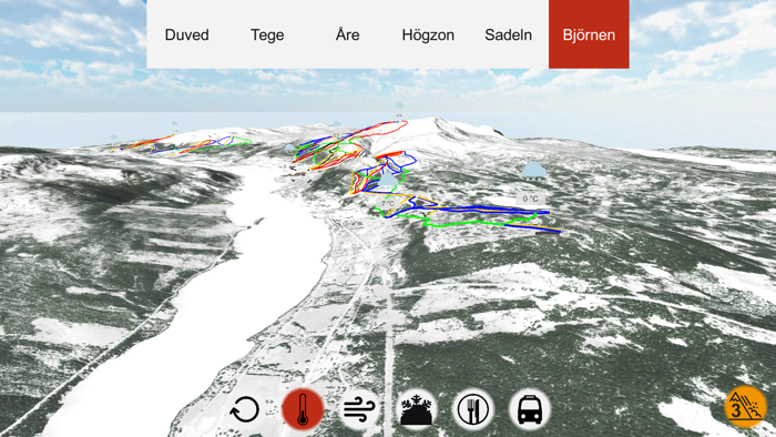 Åre 3D Piste Map Pro