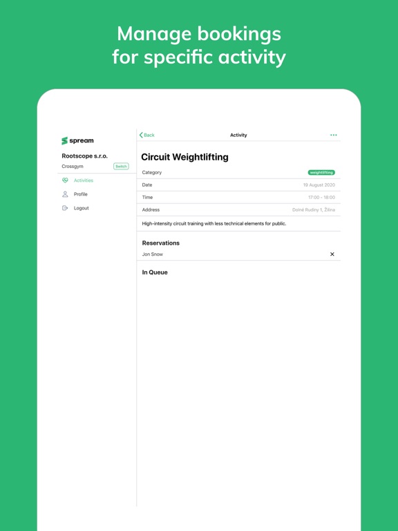 Screenshot #6 pour Spream Admin