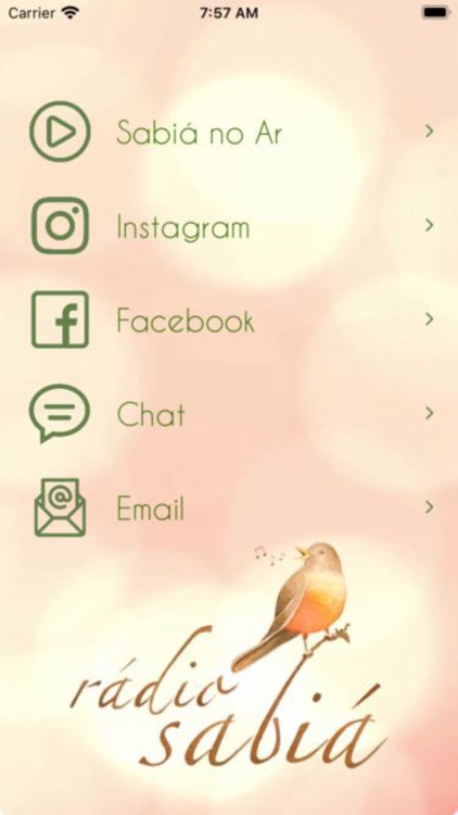 Rádio Sabiá app