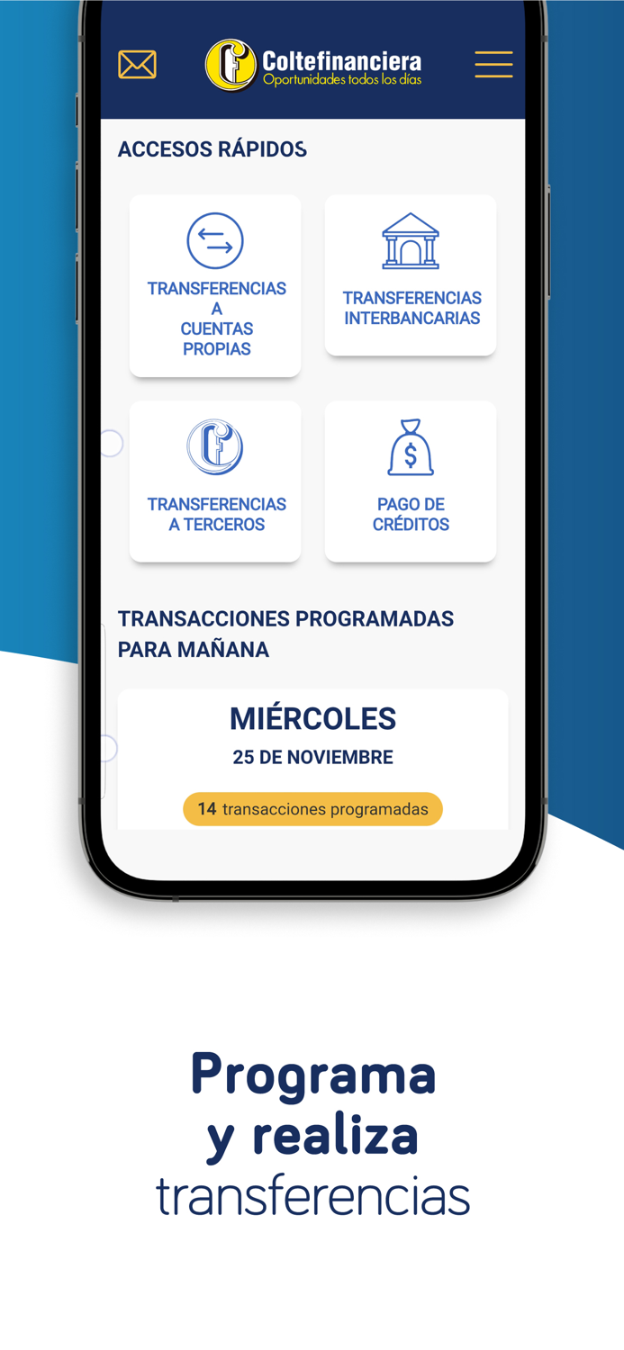 Coltefinanciera App Personas