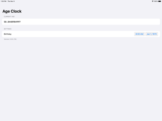 Screenshot #4 pour Age Clock