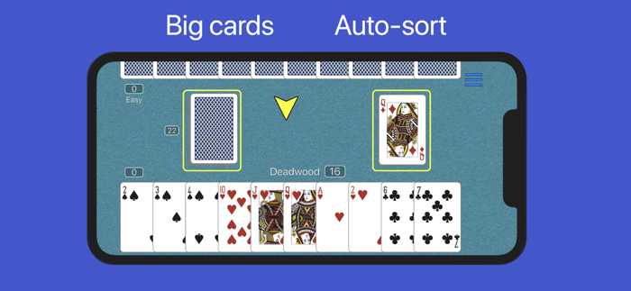 Real Gin Rummy - no ads