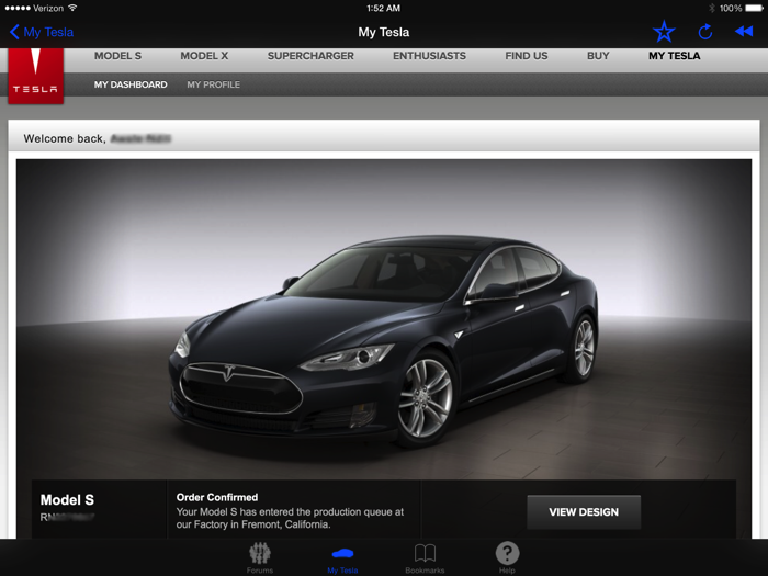 App For Tesla