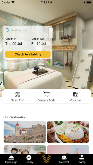 Vinters Hotel Screenshot