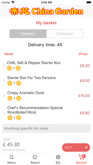 China Garden Wolverhampton Screenshot