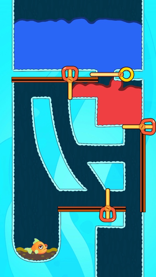 #3. Save The Fish! Rescue Puzzle (iOS) By: Mesiba Games