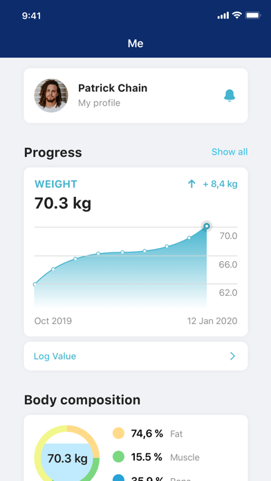 TPASC Fitness App Screenshot