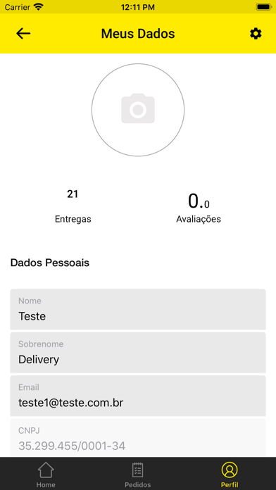 Delivery2u para Entregadores Screenshot