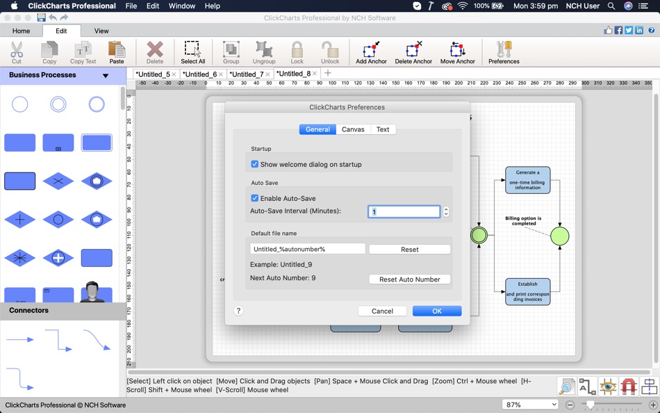 #6. ClickCharts Professional (macOS) 由: NCH Software
