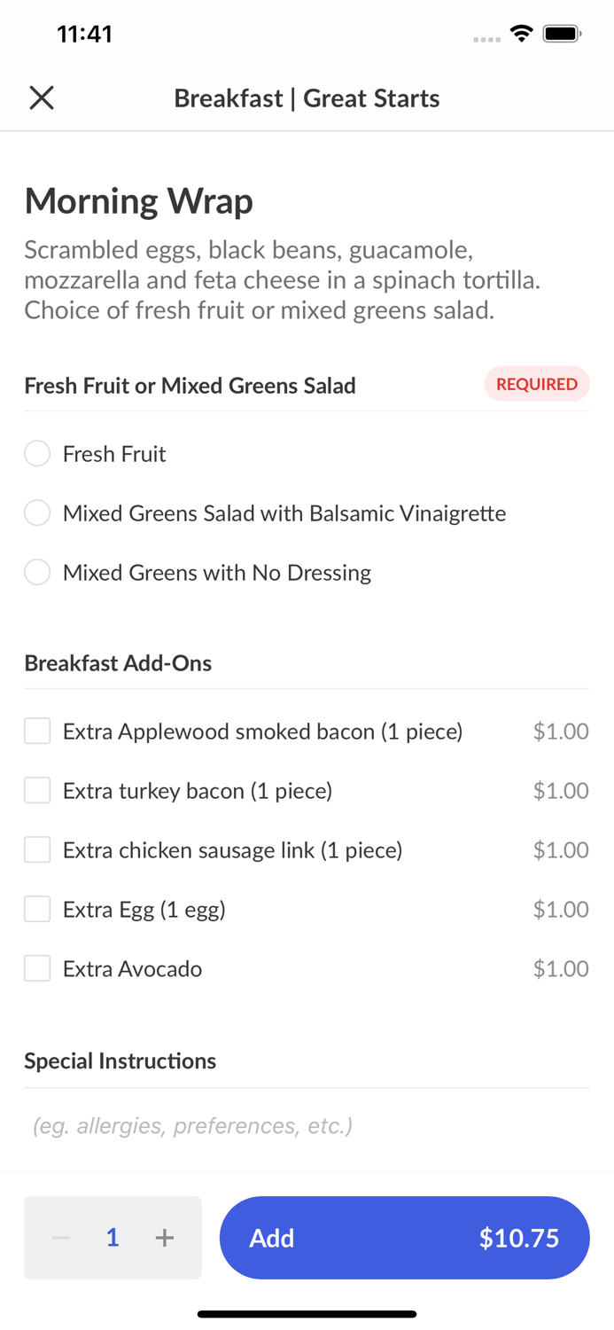 Café Vida at Bay Club