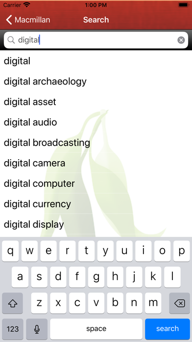 Macmillan Dictionary screenshot1
