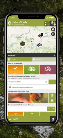 Game screenshot NatureSpots - observe nature apk