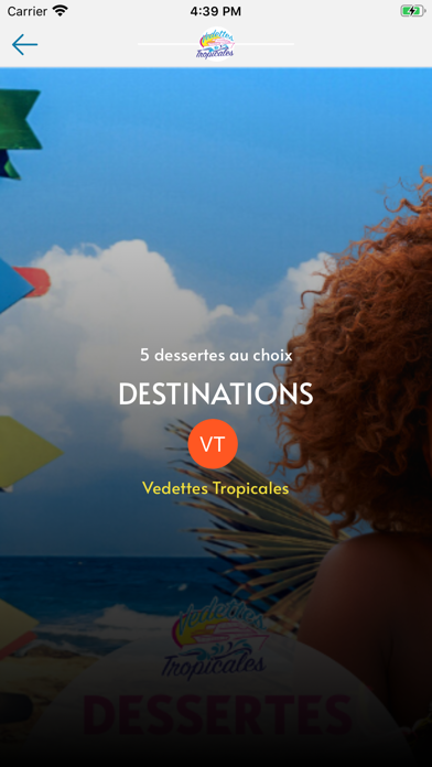 Vedettes Tropicales Screenshot