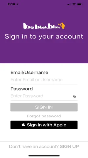 Bablahblah screenshot 1