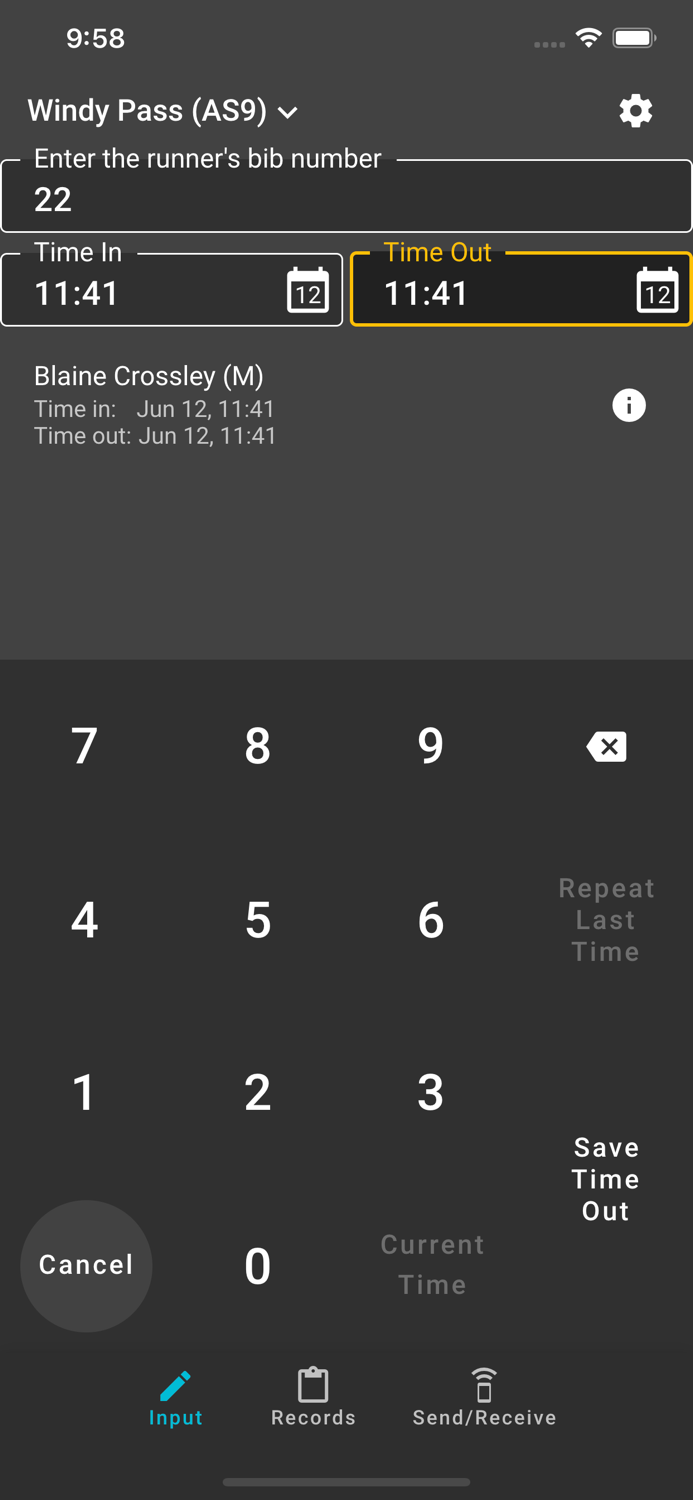 Runner Tracker Race Control