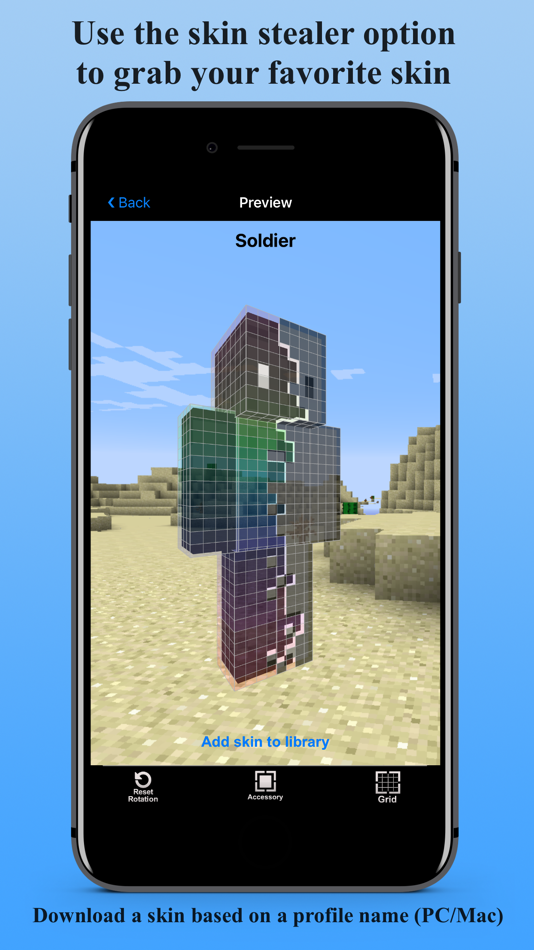 #7. Skin Creator 3D for Minecraft (iOS) 由: Eighth Day Software, L.L.C.