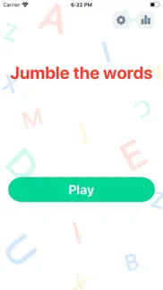jumble word games iphone screenshot 1