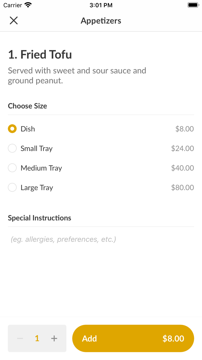 Thai Dishes on Wilshire